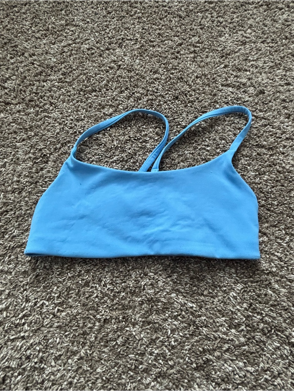 lululemon athletica Light Blue Strappy Sports Bra